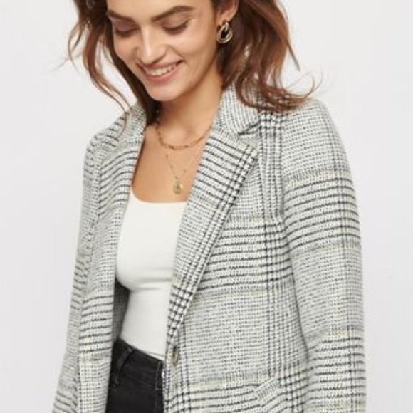 HOUNDSTOOTH TEXTURED DYNAMITE TRENCH - Picture 2 of 11